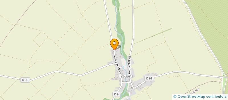 localisation de l'entreprise CENTRE DE PECHE EN CHAMPAGNE  TROUANS