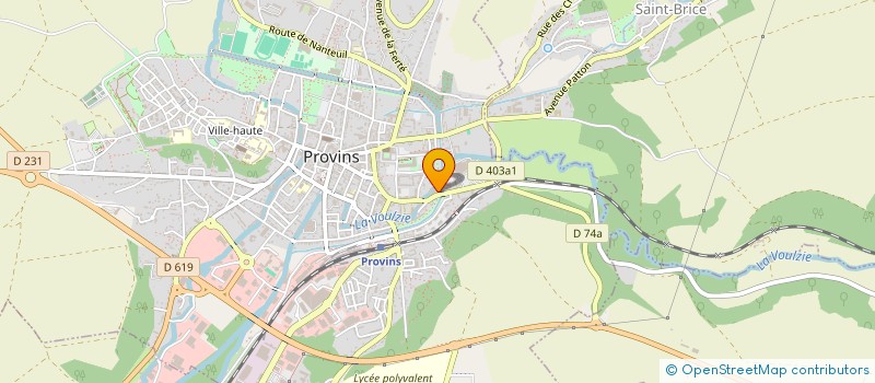 localisation de l'entreprise CENTRE DE PERFECTIONNEMENT SPORTIF DU PROVINOIS à PROVINS