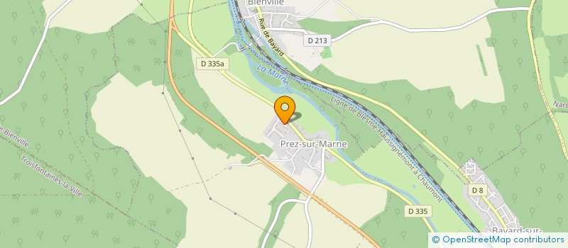 localisation de l'entreprise CENTRE DE PLEIN AIR à RACHECOURT-SUR-MARNE