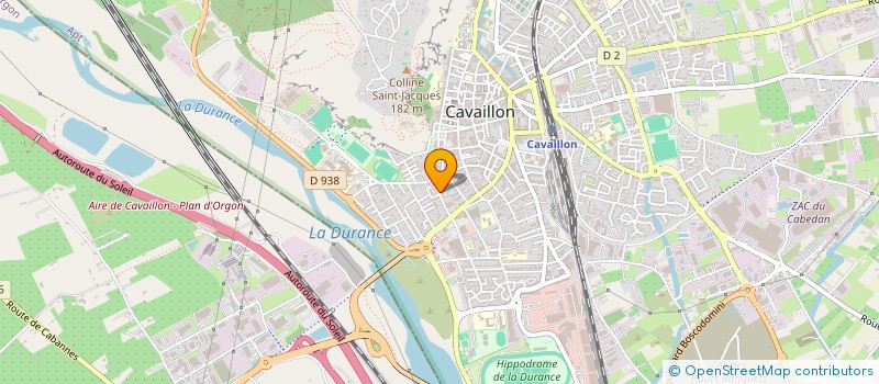 localisation de l'entreprise CENTRE DE PLEIN EVANGILE  CAVAILLON