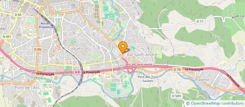 localisation de l'entreprise CENTRE DE PNEUMOLOGIE ET D'ALLERGOLOGIE DES DOCTEURS BOUTIN FORZANO & PINOT MULLER à AIX-EN-PROVENCE