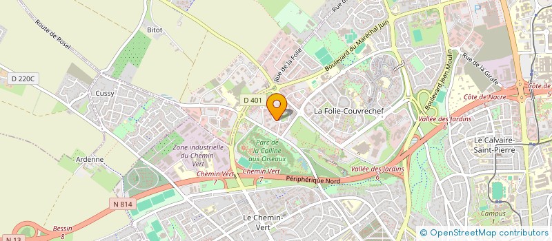 localisation de l'entreprise CENTRE DE POSTUROLOGIE à CAEN