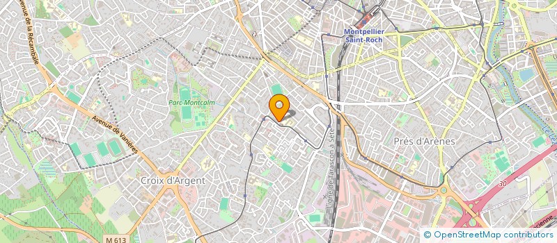localisation de l'entreprise CENTRE DE PRATIQUE THERAPEUTIQUE DU SORBIER à MONTPELLIER