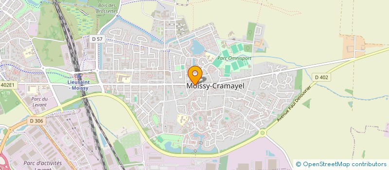 localisation de l'entreprise CENTRE DE PRET IMMOBILIER ET PROFESSIONNEL à MOISSY-CRAMAYEL