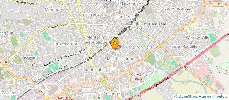 localisation de l'entreprise CENTRE DE PREVENTION ET DE CITOYENNETE JEUNESSE DE LA POLICE NATIONALE DU GARD  NIMES