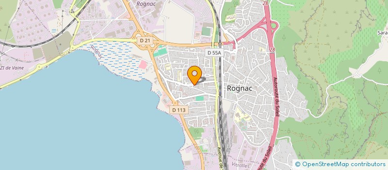 localisation de l'entreprise CENTRE DE PREVENTION ET DE SECURITE  ROGNAC