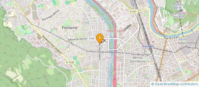 localisation de l'entreprise CENTRE DE PREVOYANCE SANTE à FONTAINE