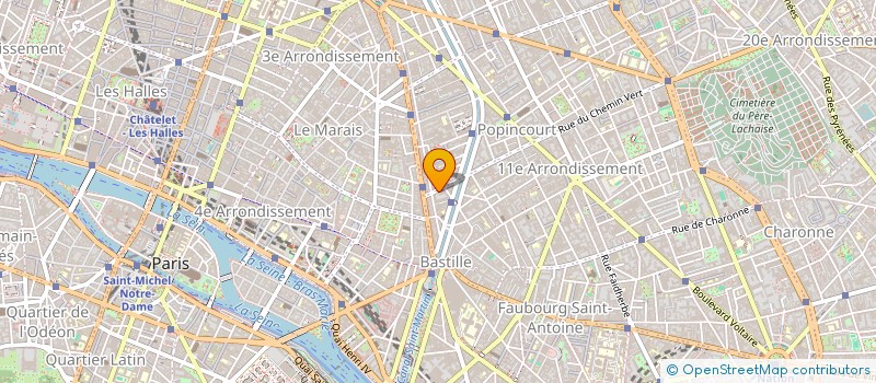 localisation de l'entreprise CENTRE DE PRISE EN CHARGE DES MALADIES INFECTIEUSES  PARIS