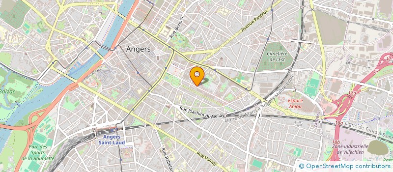 localisation de l'entreprise CENTRE DE PSYCHOLOGIE POSITIVE ET DU BIEN ETRE à ANGERS