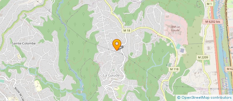 localisation de l'entreprise CENTRE DE PSYCHOSYNTHESE ET THEATRE - THERAPIE  LA GAUDE