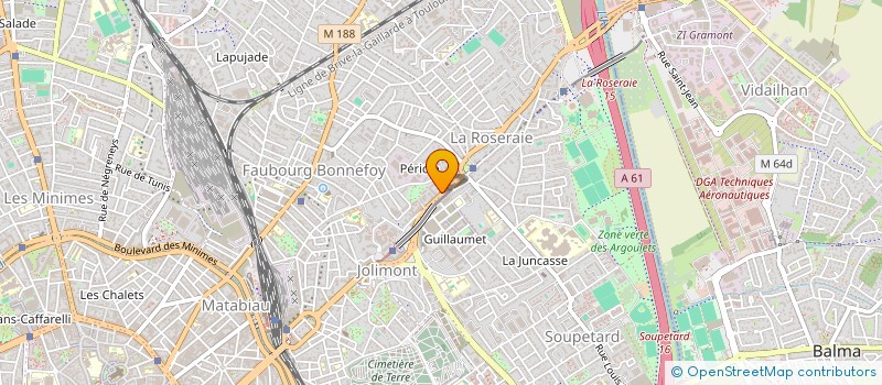 localisation de l'entreprise CENTRE DE RADIOLOGIE DE LA ROSERAIE à TOULOUSE