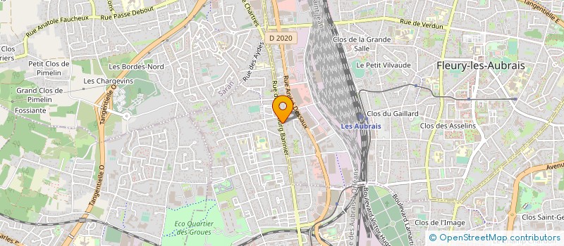 localisation de l'entreprise CENTRE DE RADIOLOGIE ET D'ECHOGRAPHIE  FLEURY LES AUBRAIS