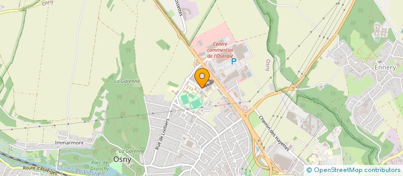 localisation de l'entreprise CENTRE DE RADIOTHERAPIE ET D ONCOLOGIE MEDICALE DE PONTOISE à OSNY