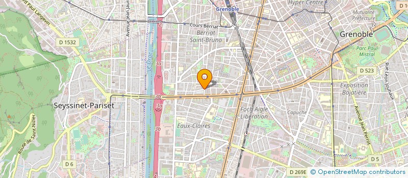 localisation de l'entreprise CENTRE DE RECHERCHE CARDIO-VASCULAIRE DES ALPES à GRENOBLE