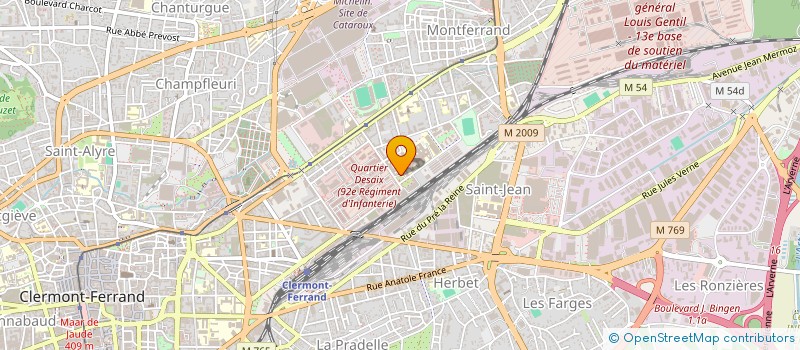 localisation de l'entreprise CENTRE DE RECHERCHE CLINIQUE CHEZ L'ENFANT (CRECHE) à CLERMONT-FERRAND