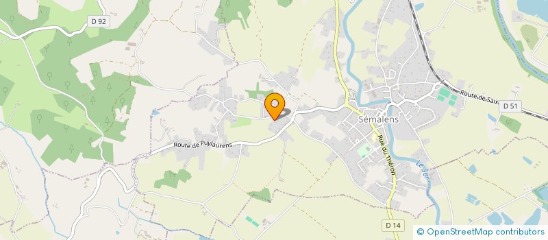 localisation de l'entreprise CENTRE DE RECHERCHE ENTOMOLOGIQUE SCIENTIFIQUE ET TECHNIQUE SUR L APICULTURE  SEMALENS