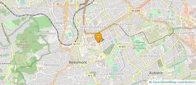 localisation de l'entreprise CENTRE DE RECHERCHES EN NUTRITION HUMAINE D AUVERGNE à CLERMONT-FERRAND