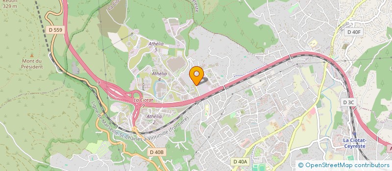 localisation de l'entreprise CENTRE DE RECHERCHES ET DE PLONGEES SOUTERRAINES  LA CIOTAT