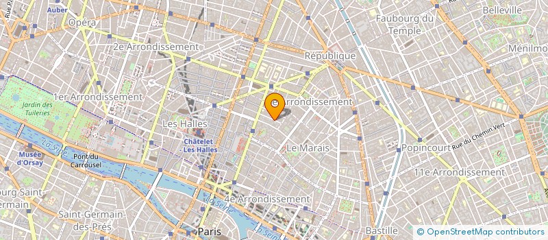 localisation de l'entreprise CENTRE DE RECHERCHES TOURISTIQUES à PARIS