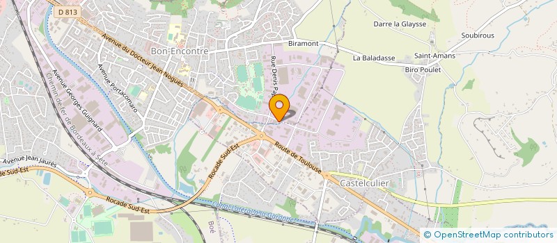 localisation de l'entreprise CENTRE DE RECTIFICATION POIDS LOURDS à CASTELCULIER