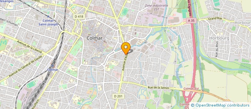 localisation de l'entreprise CENTRE DE REEDUCATION  COLMAR