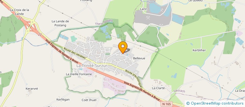 localisation de l'entreprise CENTRE DE REHABILITATION PSYCHOSOCIALE DE BILLIERS  BILLIERS