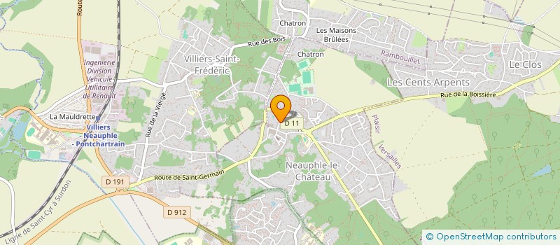 localisation de l'entreprise CENTRE DE REMISE EN FORME HARMONIE CANINE  NEAUPHLE-LE-CHATEAU