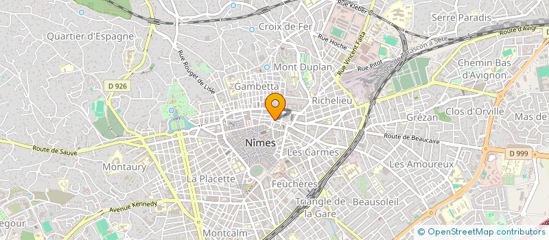 localisation de l'entreprise CENTRE DE RENCONTRE POUR LE DEVELOPPEMENT ET PROGRES  NIMES