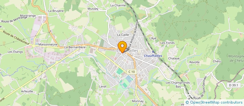 localisation de l'entreprise CENTRE DE RENCONTRES ET D ANIMATIONS à CHAUFFAILLES