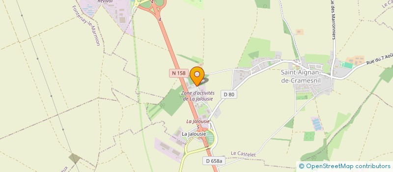 localisation de l'entreprise CENTRE DE RENOVATION DU BIEN IMMOBILIER  LE CASTELET