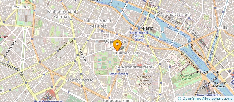 localisation de l'entreprise CENTRE DE REPROGRAPHIE ET D'IMPRESSIONS à PARIS