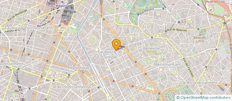 localisation de l'entreprise CENTRE DE RESSOURCES  PARIS