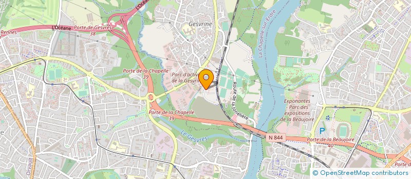 localisation de l'entreprise CENTRE DE RESSOURCES D'EXPERTISE ET DE PERFORMANCE SPORTIVE à LA CHAPELLE-SUR-ERDRE