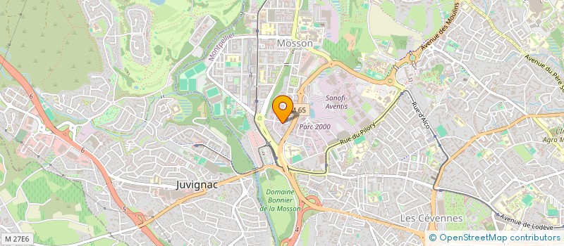 localisation de l'entreprise CENTRE DE RESSOURCES DES GROUPEMENTS D'EMPLOYEURS D'OCCITANIE PYRENEES MEDITERRANEE  MONTPELLIER