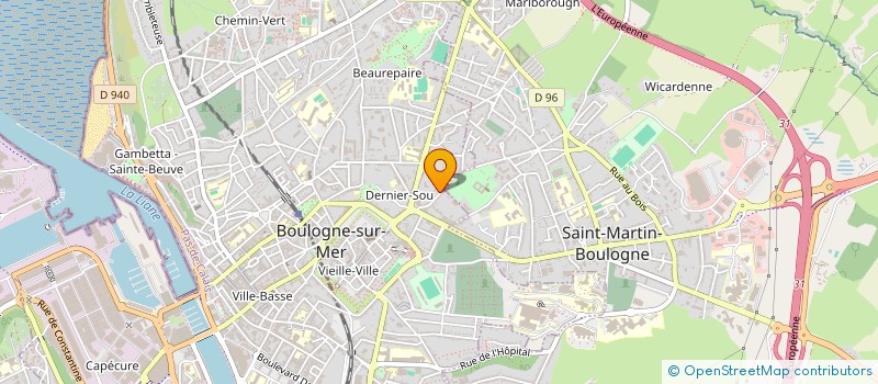 localisation de l'entreprise CENTRE DE RESSOURCES ET D'ANIMATION POUR LE DEVELOPPEMENT ET LA SOLIDARITE INTERNATIONALE  BOULOGNE-SUR-MER