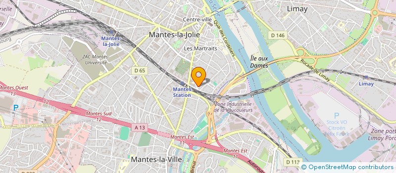 localisation de l'entreprise CENTRE DE RESSOURCES ET DE MOBILISATION DES YVELINES  MANTES-LA-JOLIE