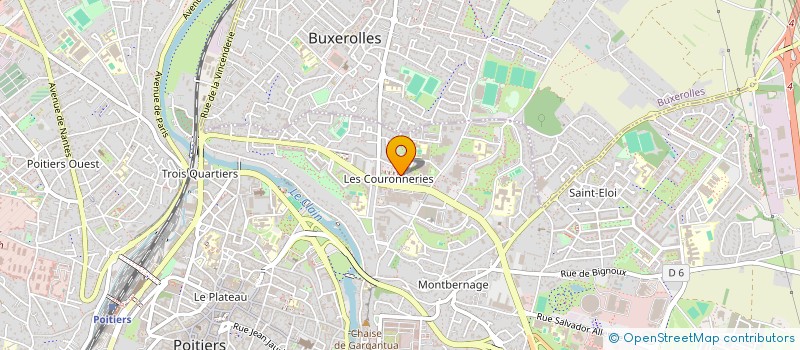 localisation de l'entreprise CENTRE DE RESSOURCES POUR L AIDE A L AUTONOMIE  POITIERS