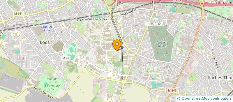localisation de l'entreprise CENTRE DE RESSOURCES SUR LES AUTISMES NORD PAS DE CALAIS à LILLE