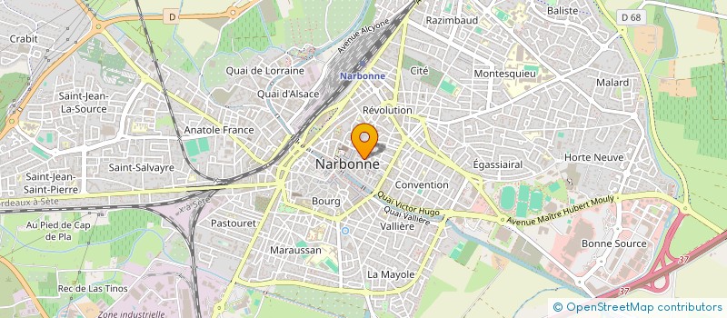 localisation de l'entreprise CENTRE DE RESSOURCES URKRAINIEN  NARBONNE