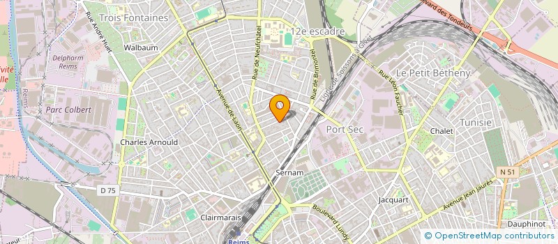 localisation de l'entreprise CENTRE DE REVEIL LA MAISON DU SAUVEUR  REIMS