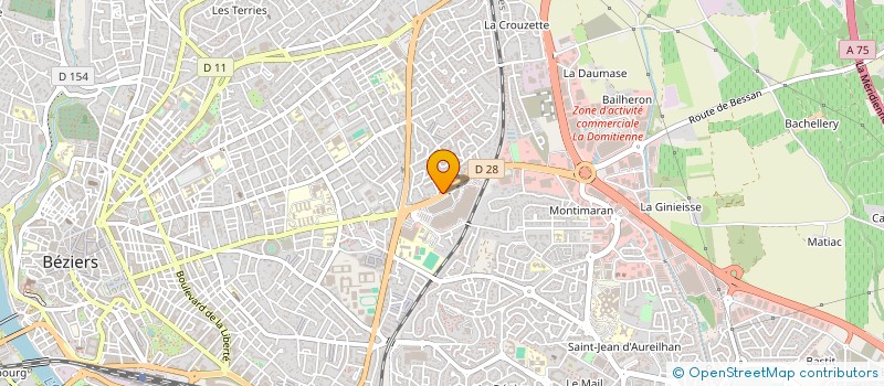 localisation de l'entreprise CENTRE DE RHUMATOLOGIE DES DOCTEURS FALGUIERES ET POUJOL à BEZIERS