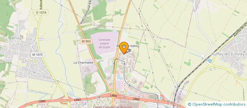 localisation de l'entreprise CENTRE DE RHUMATOLOGIE DIJON VALMY  DIJON