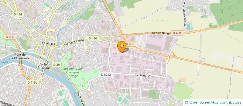 localisation de l'entreprise CENTRE DE SANTE AXE-CARE VAUX-LE-PENIL  VAUX-LE-PENIL