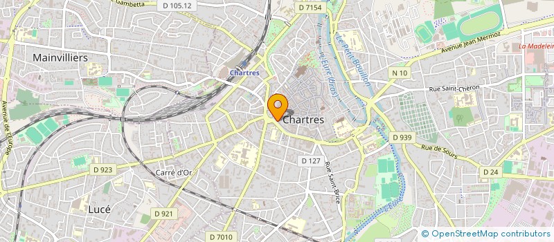 localisation de l'entreprise CENTRE DE SANTE DENTAIRE CHARTRES à CHARTRES
