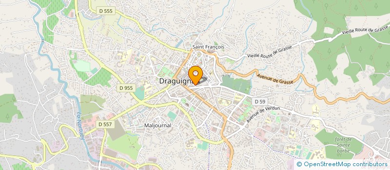 localisation de l'entreprise CENTRE DE SANTE DENTAIRE DRAGUIGNAN à DRAGUIGNAN