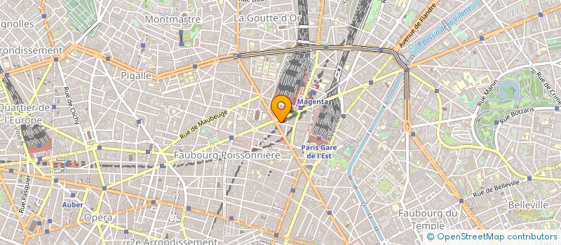 localisation de l'entreprise CENTRE DE SANTE DENTAIRE KETER GARE DU NORD  PARIS