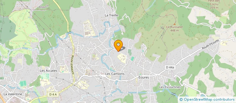 localisation de l'entreprise CENTRE DE SANTE DENTAIRE LA FOURRAGERE  MARSEILLE