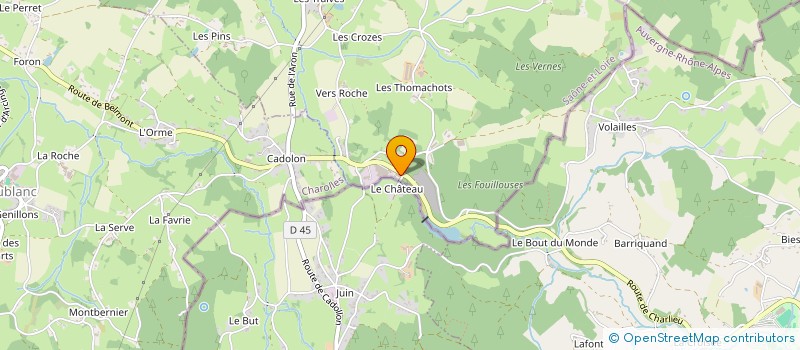 localisation de l'entreprise CENTRE DE SANTE DU MARAIS CHAUFFAILLES  SAINT-IGNY-DE-ROCHE