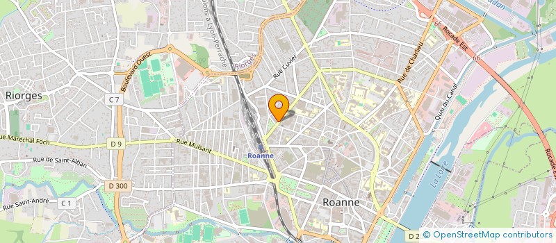 localisation de l'entreprise CENTRE DE SANTE MEDEOR RUMILLY  ROANNE