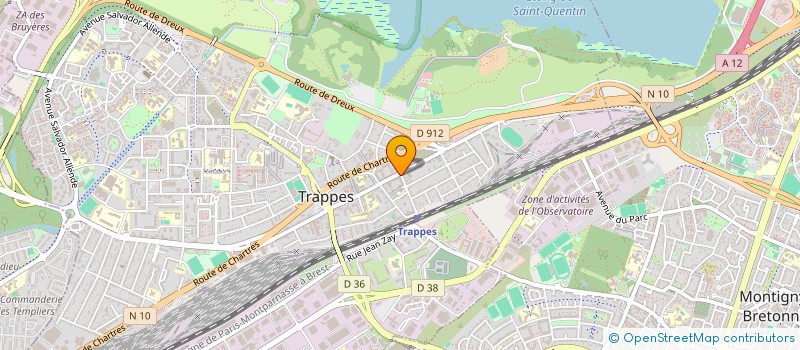 localisation de l'entreprise CENTRE DE SANTE MEDICAL ET DENTAIRE DE TRAPPES à TRAPPES